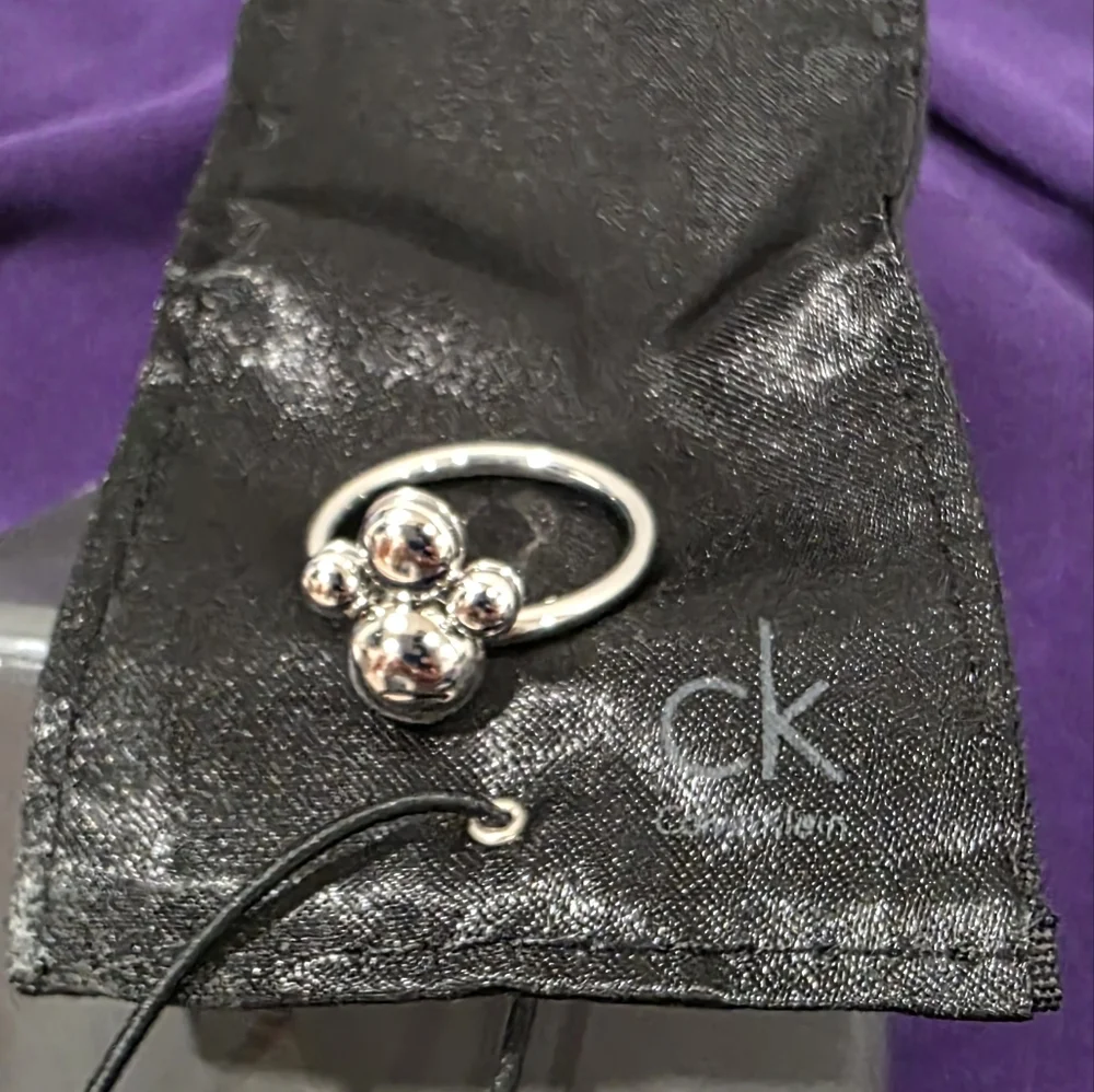 Calvin Klein Collection Spinner Fidget Ring Sz 7 - Picture 6 of 6